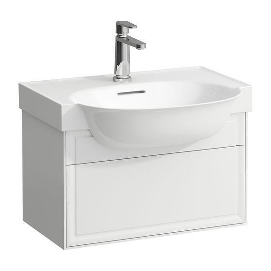 Laufen Waschtischunterbau The New Classic 316x576x344mm, geschw. Eiche, 1 Schublade, mit Push/Pull, für WT H813853