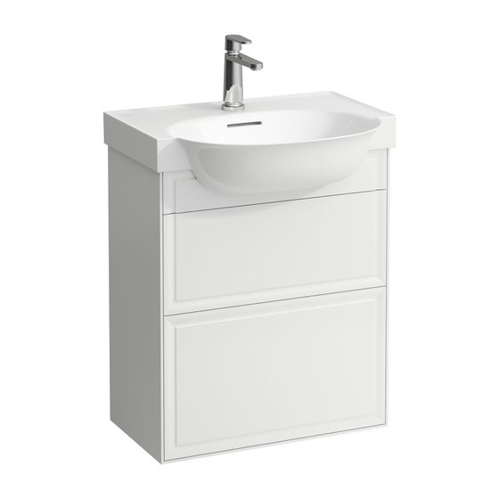 Laufen Waschtischunterbau The New Classic 316x576x677mm, geschw. Eiche, 2 Schubladen mit Push/Pull, für WT H813853