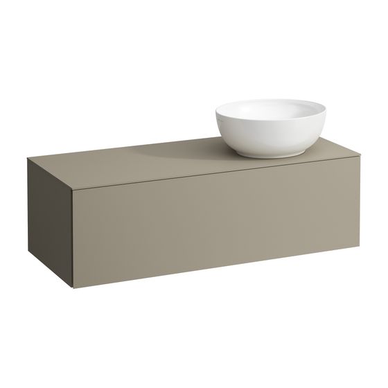 Laufen Schubladenelement, Ilbagnoalessi, 1200mm, Pearlbeige, 1 Schub., Ausschn. rechts