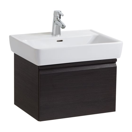 Laufen Waschtischunterbau Laufen Pro A 450x570x392mm, Mattweiß, 1 Schublade 1 Innenschublade, mit Griffmulde, für WT H818953