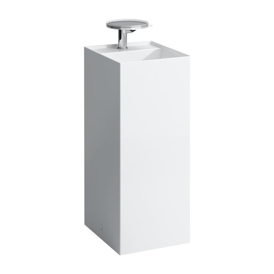 Laufen Waschtisch freistehend Kartell 435x375x900mm, Active Weiß LCC, 3 Hahnlöcher, ohne Überlauf
