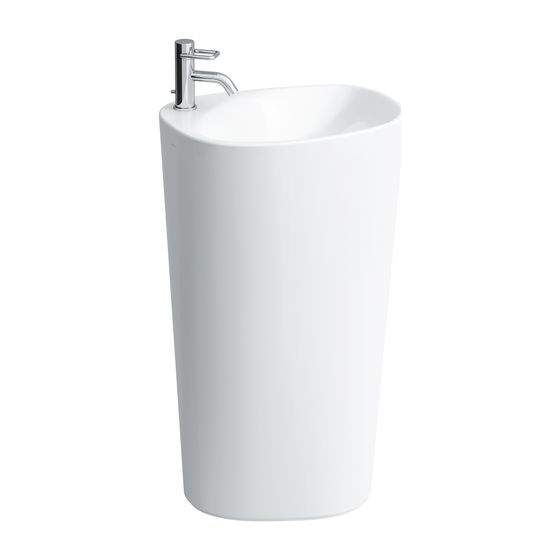 Laufen Waschtisch freistehend Palmoba 400x525x900mm, Weiß LCC, 1 Hahnloch, ohne Überlauf