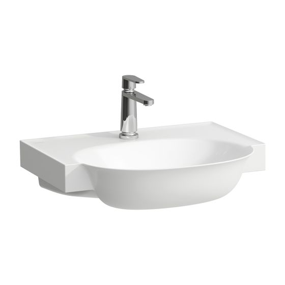Laufen Waschtisch The New Classic 480x600x165mm, Weiß, 1 Hahnloch, ohne Überlauf, Kanal unten geschlossen