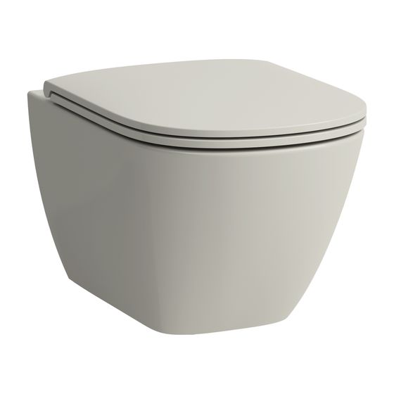 Laufen Tiefspül-WC wandhängend LUA 530x360mm, spülrandlos mit verdeckter Befestigung, Pergamon