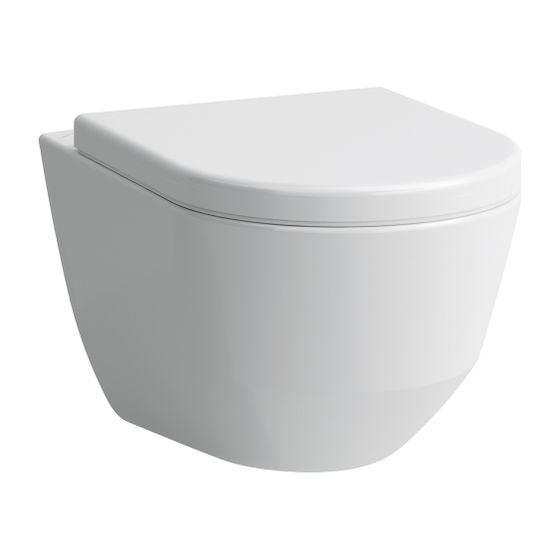 Laufen Flachspül-WC wandhängend Laufen Pro 530x360mm, LCC, Active Weiß