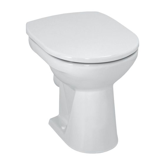 Laufen Stand-Tiefspül-WC Laufen Pro 470x360x400mm, Pergamon, Abgang waagrecht Ausführung kurz