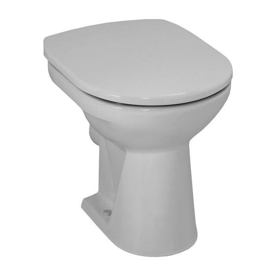 Laufen Stand-Tiefspül-WC Laufen Pro 470x360x400mm, Manhattan, Abgang waagrecht Ausführung kurz