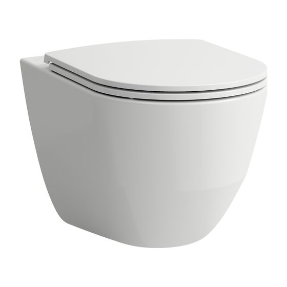 Laufen Tiefspül-WC wandhängend Laufen Pro 560x360mm, spülrandlos Ausführung erhöht, Pergamon