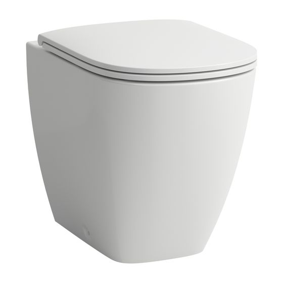 Laufen Stand-Tiefspül-WC LUA, 520x360x420mm, Weiß LCC, spülrandlos, Abgang waagerecht/senkrecht