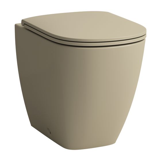 Laufen Stand-Tiefspül-WC LUA, 520x360x420mm, Bahamabeige, spülrandlos, Abgang waagerecht/senkrecht