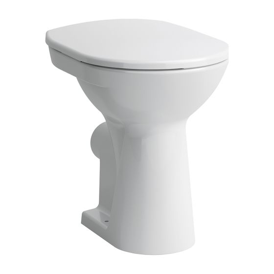 Laufen Stand-Tiefspül-WC Laufen Pro 470x360x450mm, Weiß, Ausführung erhöht Abgang waagrecht
