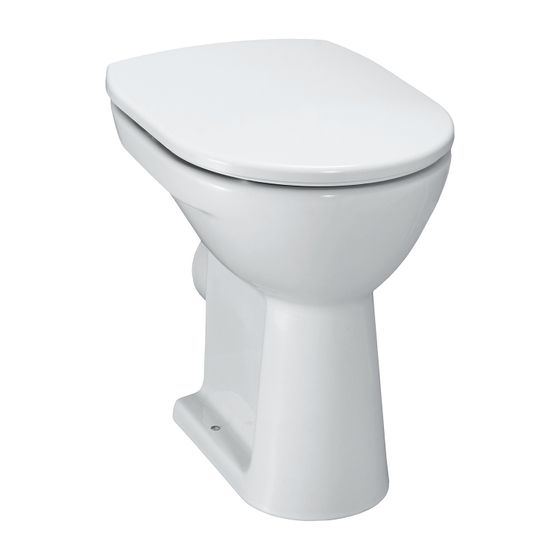 Laufen Stand-Flachspül-WC Laufen Pro 470x360x450mm, Weiß, Ausführung erhöht Abgang waagrecht