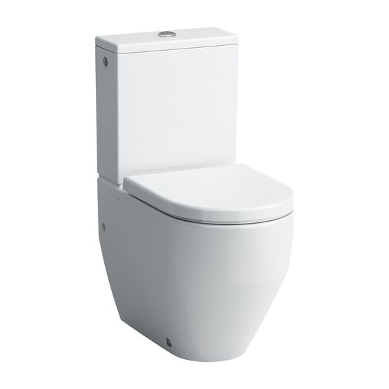 Laufen Tiefspül-WC Kombination Laufen Pro 650x360x430mm, Active Weiß LCC, Abgang waagrecht/senkrecht