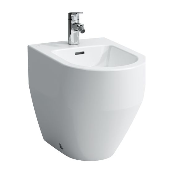 Laufen Standbidet Laufen Pro 530x360x430mm, Weiß, 1 Hahnloch, ohne seitliches Loch für Wasseranschluss