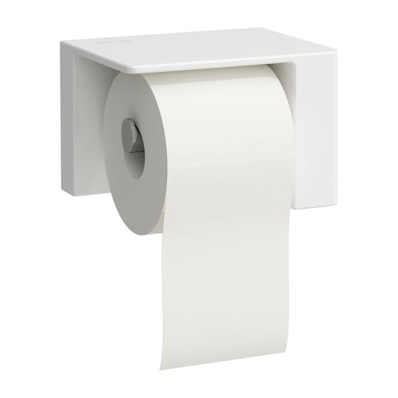 Laufen Papierrollenhalter VAL 135x170x115mm, Mattweiß, links offen Saphirkeramik