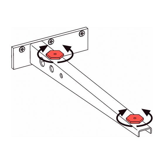 Laufen Befestigungselemente SPACE/Boutique Platten kleiner als 1300mm, 2 Stückck