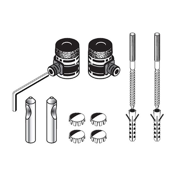 Laufen Boden-Befestigung M10 für Alessi / Palmoba