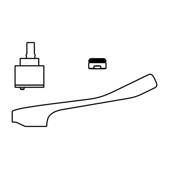 Laufen Umrüstset von Citypro zu Citypro Liberty inkl. Patrone F40, Griff Liberty und Laminar-Mischdüse, Chrom