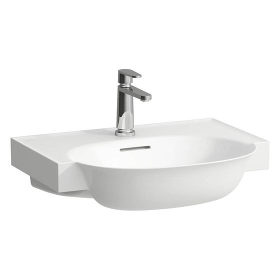 Laufen Waschtisch The New Classic unterbaufähig 600x480x75mm, mit 1 Hahnloch, ohne Überlauf, LCC Weiß