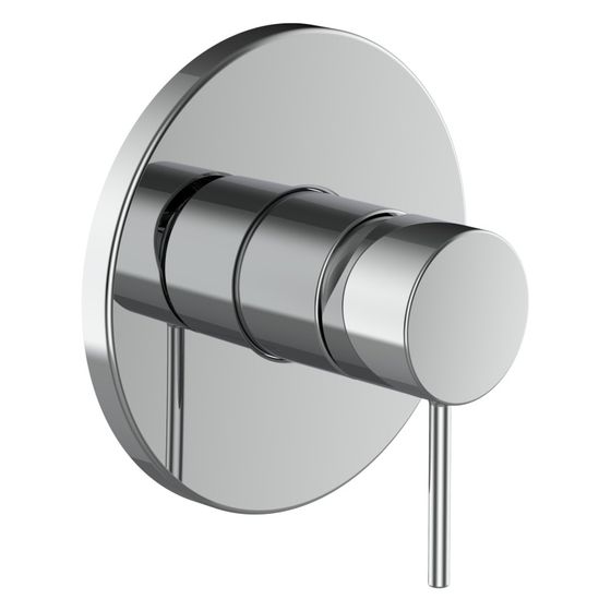 Laufen Einhand-Fertigmontage-Set Twinplus Slim, 1 Mischwasserabgang, Chrom