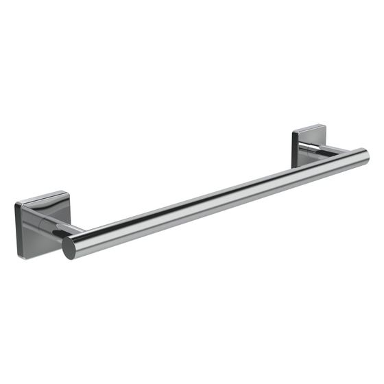 Laufen Handtuchstange Niara S, Länge 45cm, Bohren oder Kleben, inkl. Schrauben, Chrom