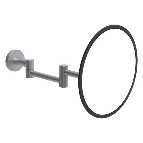 Laufen Vergrößerungs-Wandspiegel Niara 200x317x200mm, 3-fach Vergrößerung, Edelstahl gebürstet