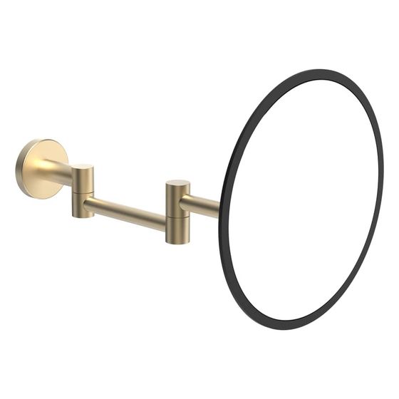 Laufen Vergrößerungs-Wandspiegel Niara 200x317x200mm, 3-fach Vergrößerung, Blassgold matt