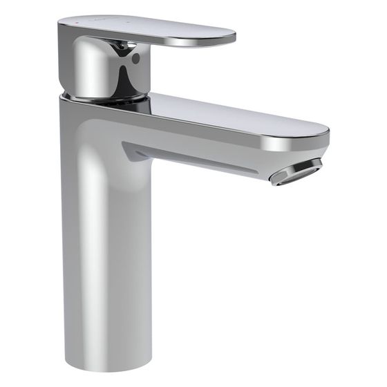 Laufen Waschtisch-Mischer Pro X, Ausladung 125mm, mit EcoPlus, ohne Ablaufventil, Chrom