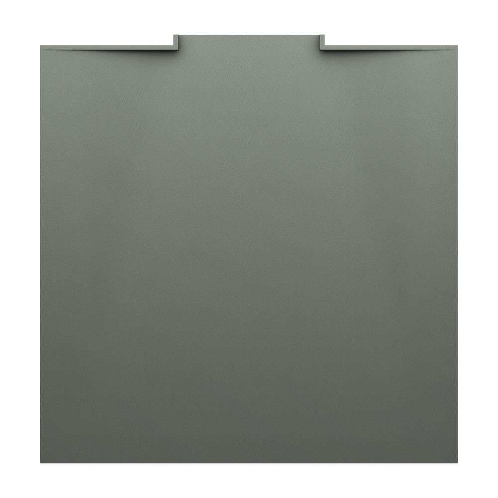 Laufen Duschwanne NIA 800x800x28mm, Betongrau, aus Marbond, mit Wandablauf... LAUFEN-H2100300790001 7612738108182 (Abb. 1)