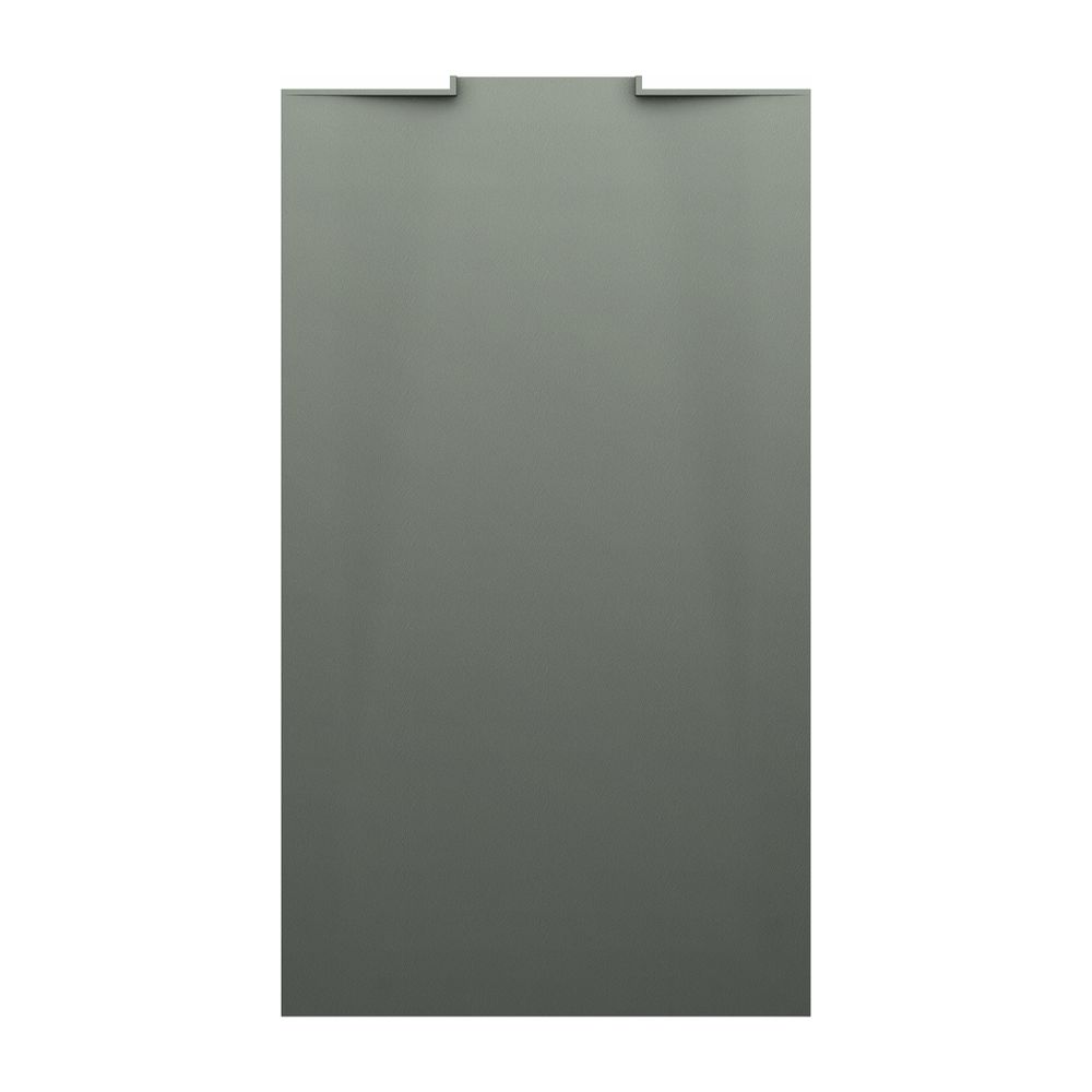 Laufen Duschwanne NIA 800x1400x34mm, Betongrau, aus Marbond, mit Wandablauf... LAUFEN-H2100340790001 7612738112431 (Abb. 1)