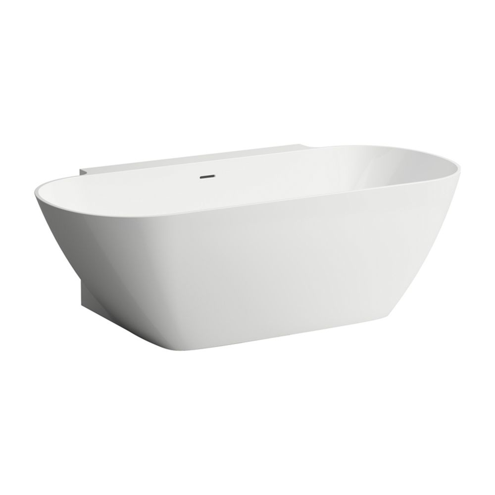 Laufen wandangebundene Badewanne LUA 855x1700x540mm, Chrom, Weiß, Marbond, Bohrl... LAUFEN-H2200870000361 7612738077303 (Abb. 1)