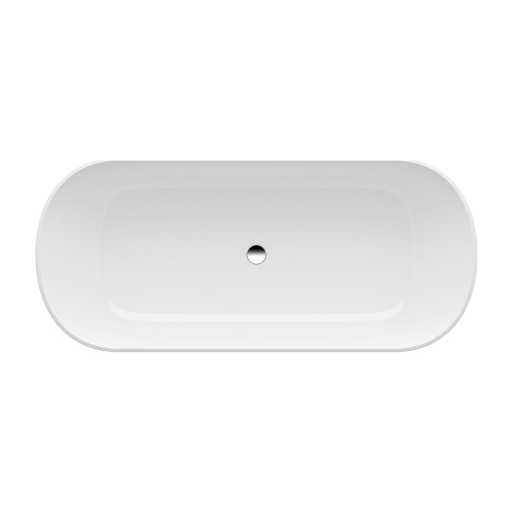 Laufen wandangebundene Badewanne LUA 855x1700x540mm, Chrom, Weiß, Marbond, Überl... LAUFEN-H2200870000001 7612738016395 (Abb. 2)