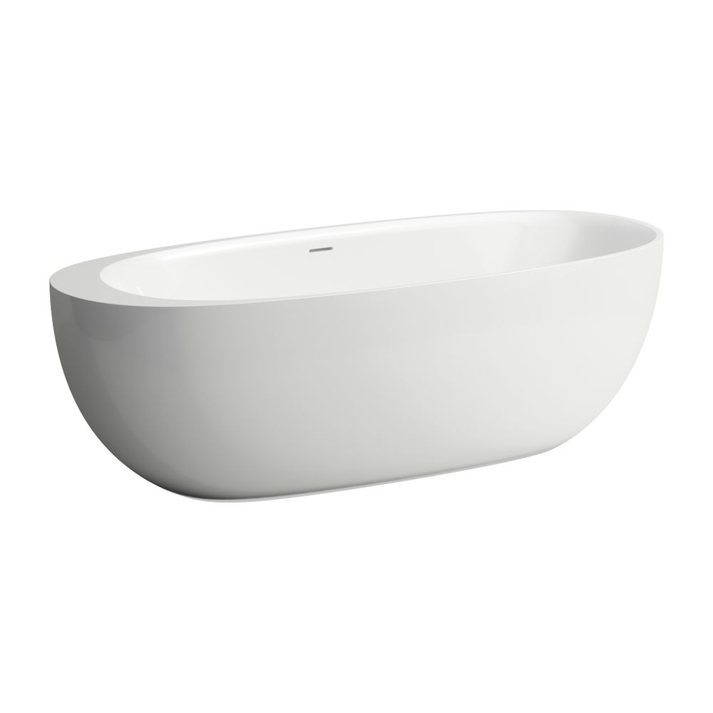 Laufen Freistehende Badewanne, Ilbagnoalessi, 800x1850x590mm, Weiß, aus Mineralg... LAUFEN-H2209720000001 7612738032852 (Abb. 1)