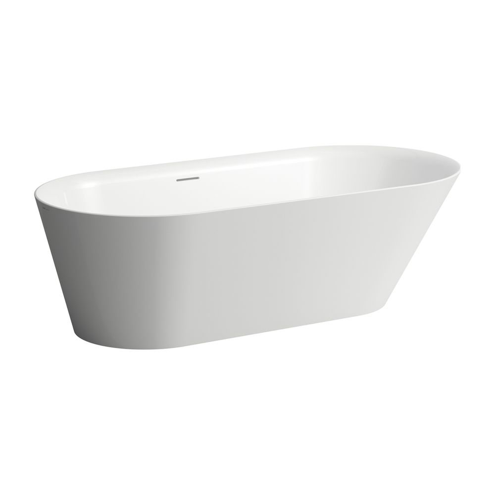Laufen freistehende Badewanne Kartell 814x1715x520mm, Weiß, aus Sentec Mineralgu... LAUFEN-H2263320000001 7612738910525 (Abb. 1)