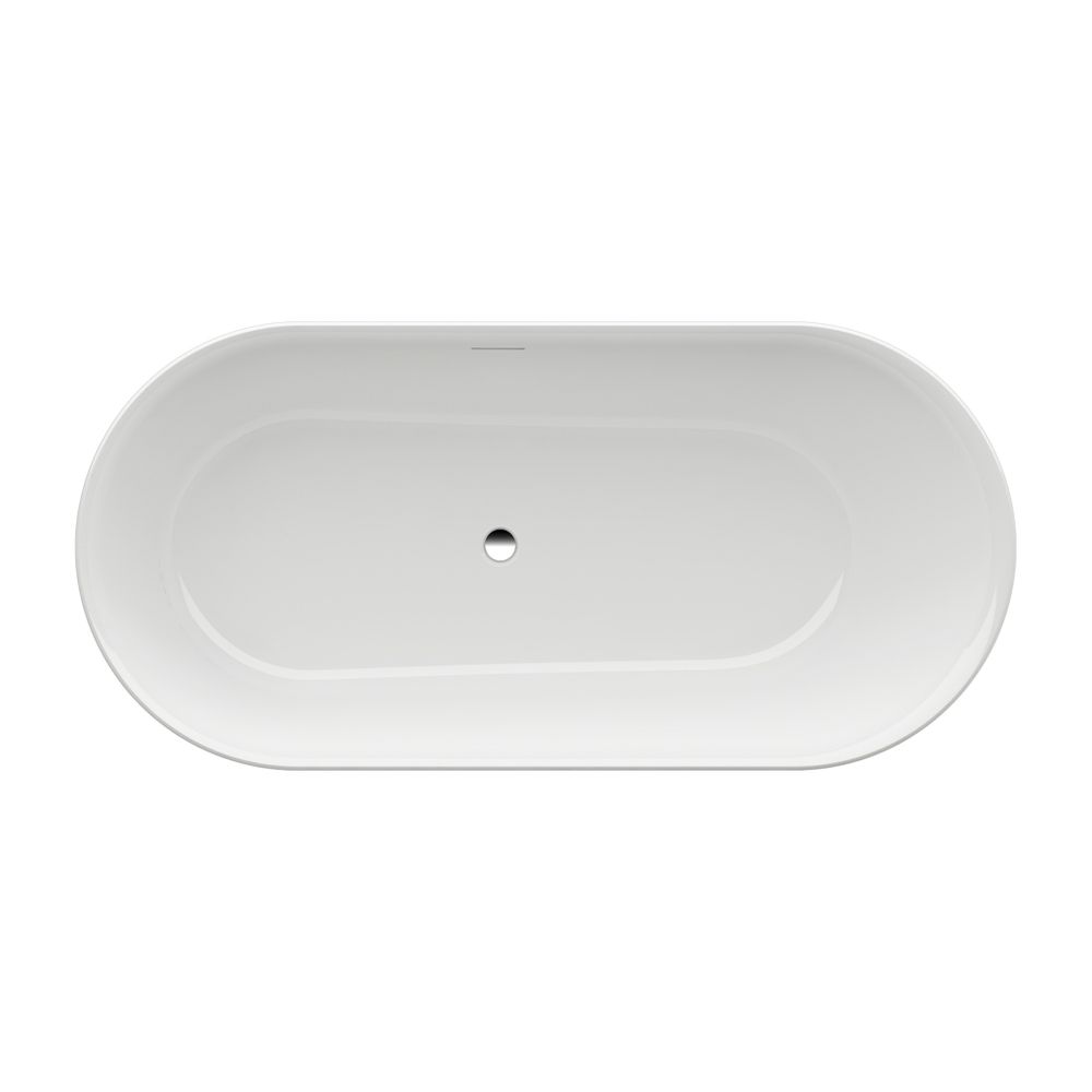Laufen freistehende Badewanne Kartell 814x1715x520mm, Weiß, aus Sentec Mineralgu... LAUFEN-H2263320000001 7612738910525 (Abb. 2)