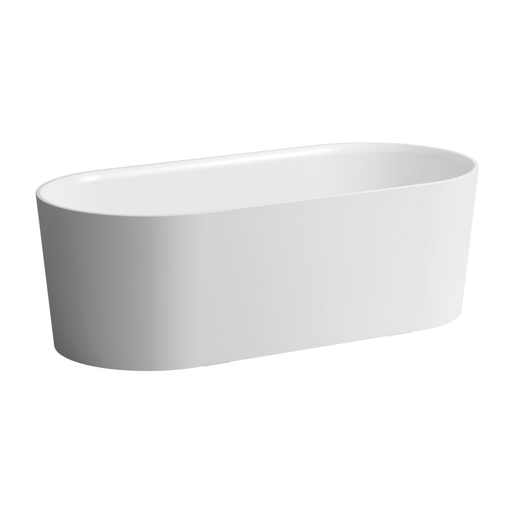 Laufen freistehende Badewanne VAL 750x1600x520mm, Weiß, aus Sentec Mineralgusswe... LAUFEN-H2302820000001 7612738347352 (Abb. 1)