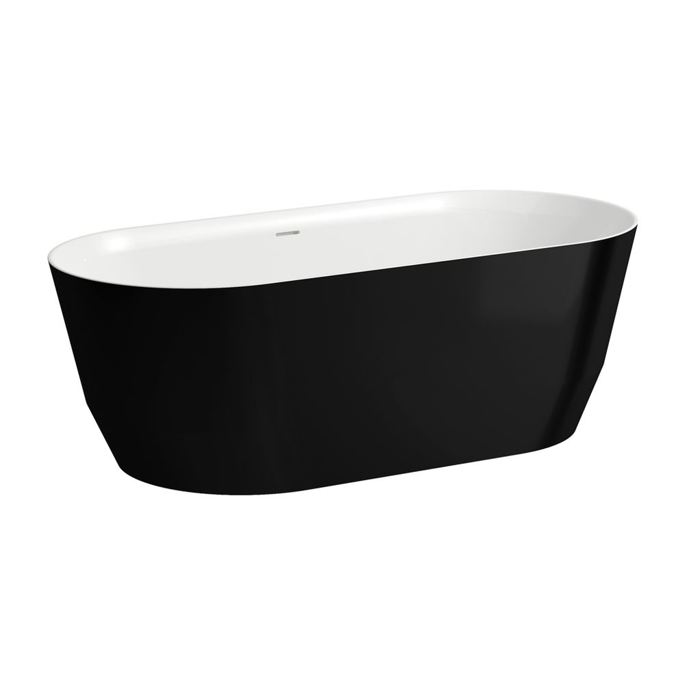 Laufen freistehende Badewanne Laufen Pro 750x1650x550mm, Schwarz, Weiß, aus Marb... LAUFEN-H2399520640001 7612738027315 (Abb. 1)