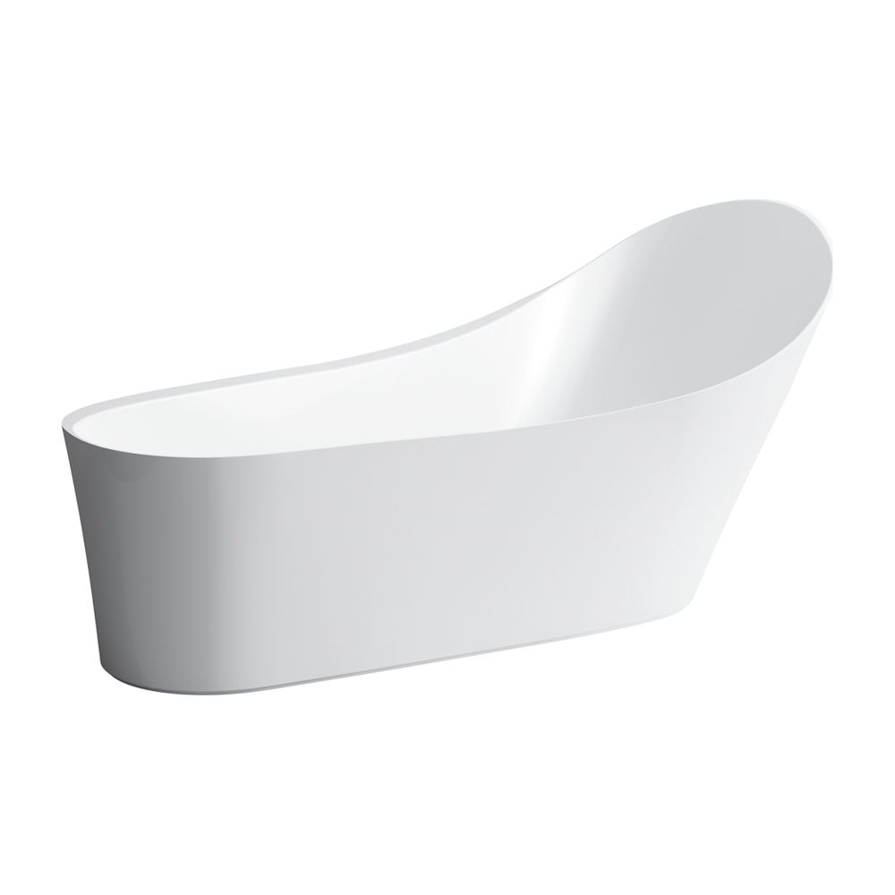 Laufen freistehende Badewanne Palmoba 890x1800x900mm, Weiß, aus Sentec Mineralgu... LAUFEN-H2458020000001 4014804844001 (Abb. 1)