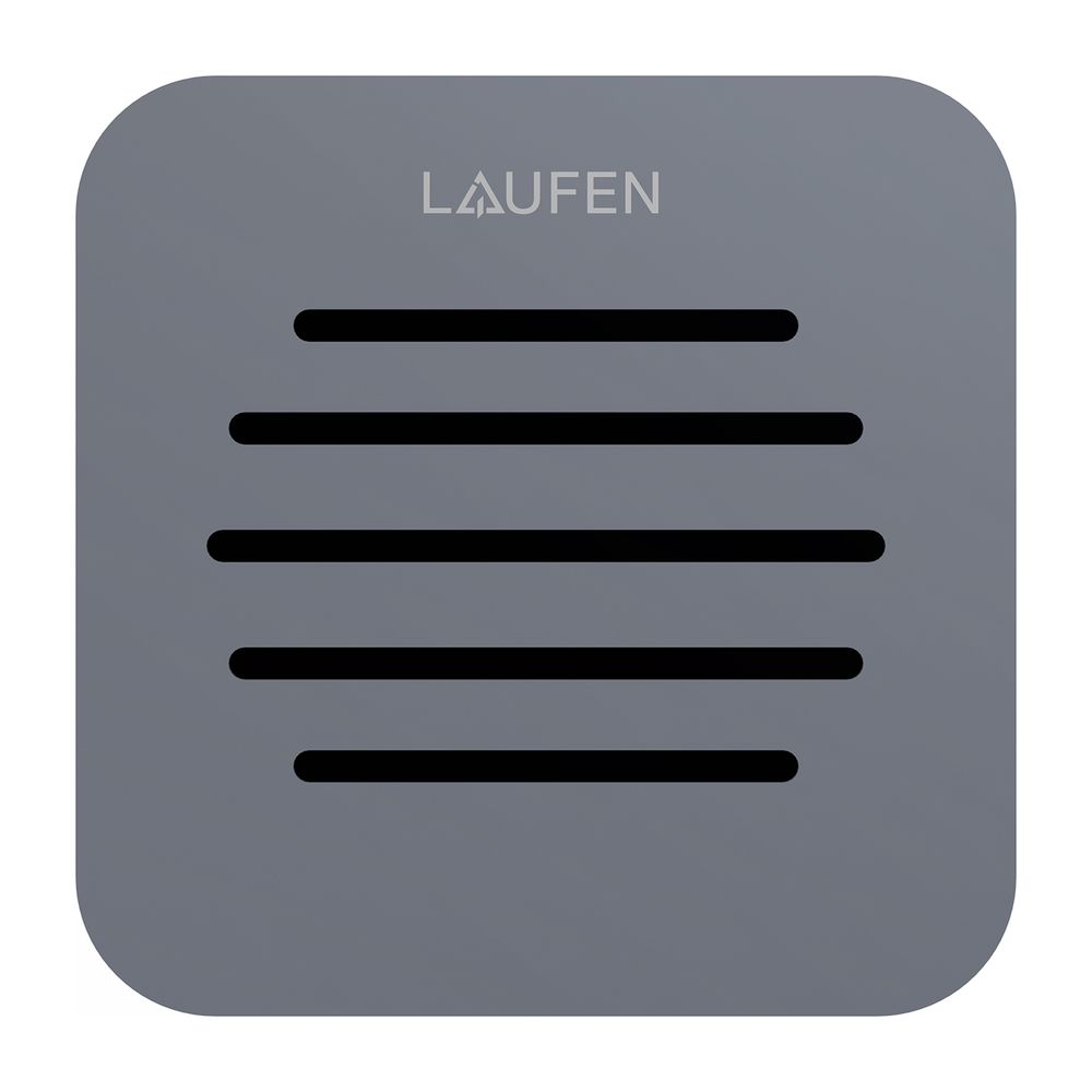 Laufen Siphonabdeckung aus Edelstahl, Anthrazit/Matt, für Duschwannen Pro aus Ma... LAUFEN-H2919510780001 7612738021696 (Abb. 1)