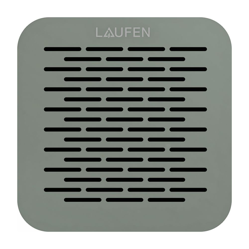 Laufen Siphonabdeckung aus Edelstahl, Betongrau/Matt, für Duschwannen Pro aus Ma... LAUFEN-H2919520790001 7612738021535 (Abb. 1)