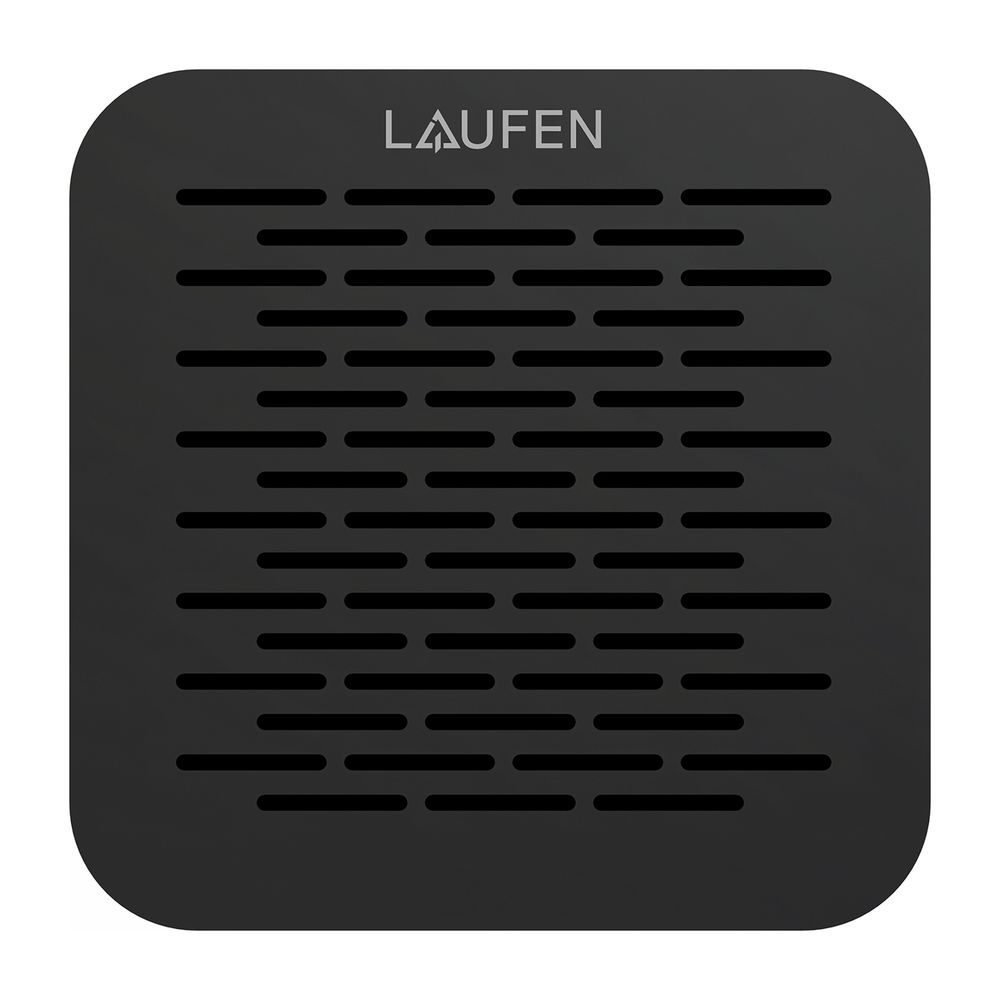 Laufen Siphonabdeckung aus Edelstahl, Mattschwarz, für Duschwannen Pro aus Marbo... LAUFEN-H2919520800001 7612738021542 (Abb. 1)