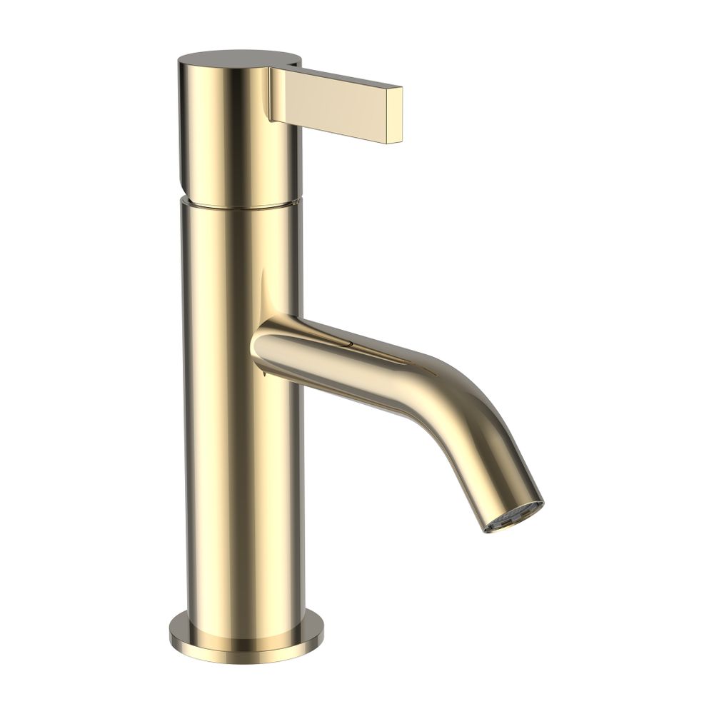 Laufen Einhebel-Waschtischmischer Kartell Festauslauf Ausladung 115mm, Gold, ohn... LAUFEN-H3113310011001 7612742511589 (Abb. 1)