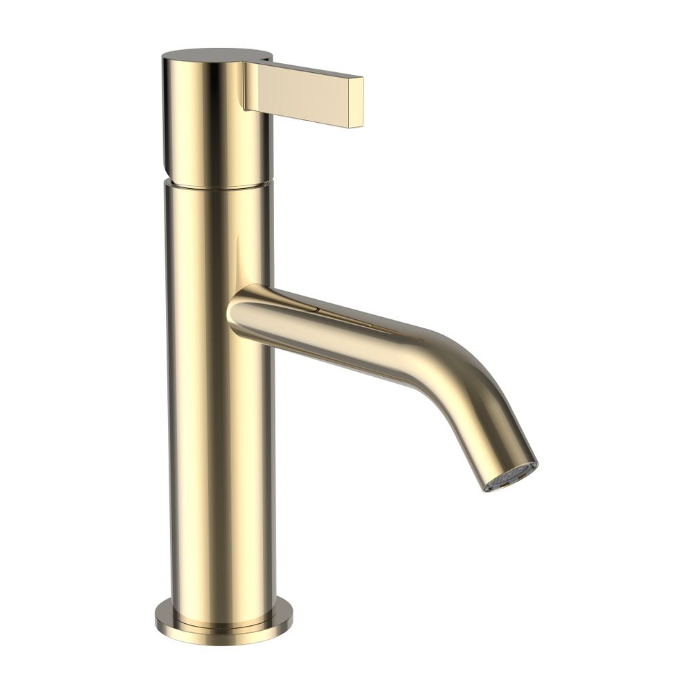 Laufen Einhebel-Waschtischmischer Kartell Festauslauf Ausladung 135mm, Gold, ohn... LAUFEN-H3113310011201 7612742524671 (Abb. 1)