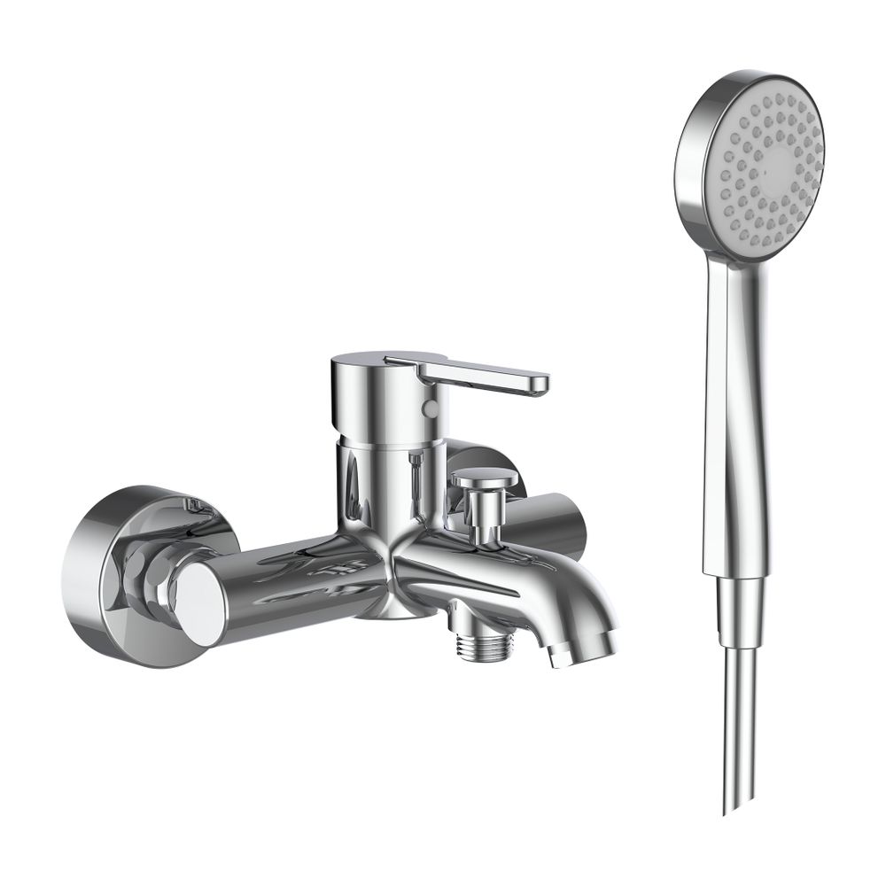 Laufen Einhebel-Wannenmischer Lua Anschlussdistanz 150mm, Chrom, Ausladung 159mm... LAUFEN-H3210810041311 7612738986780 (Abb. 1)