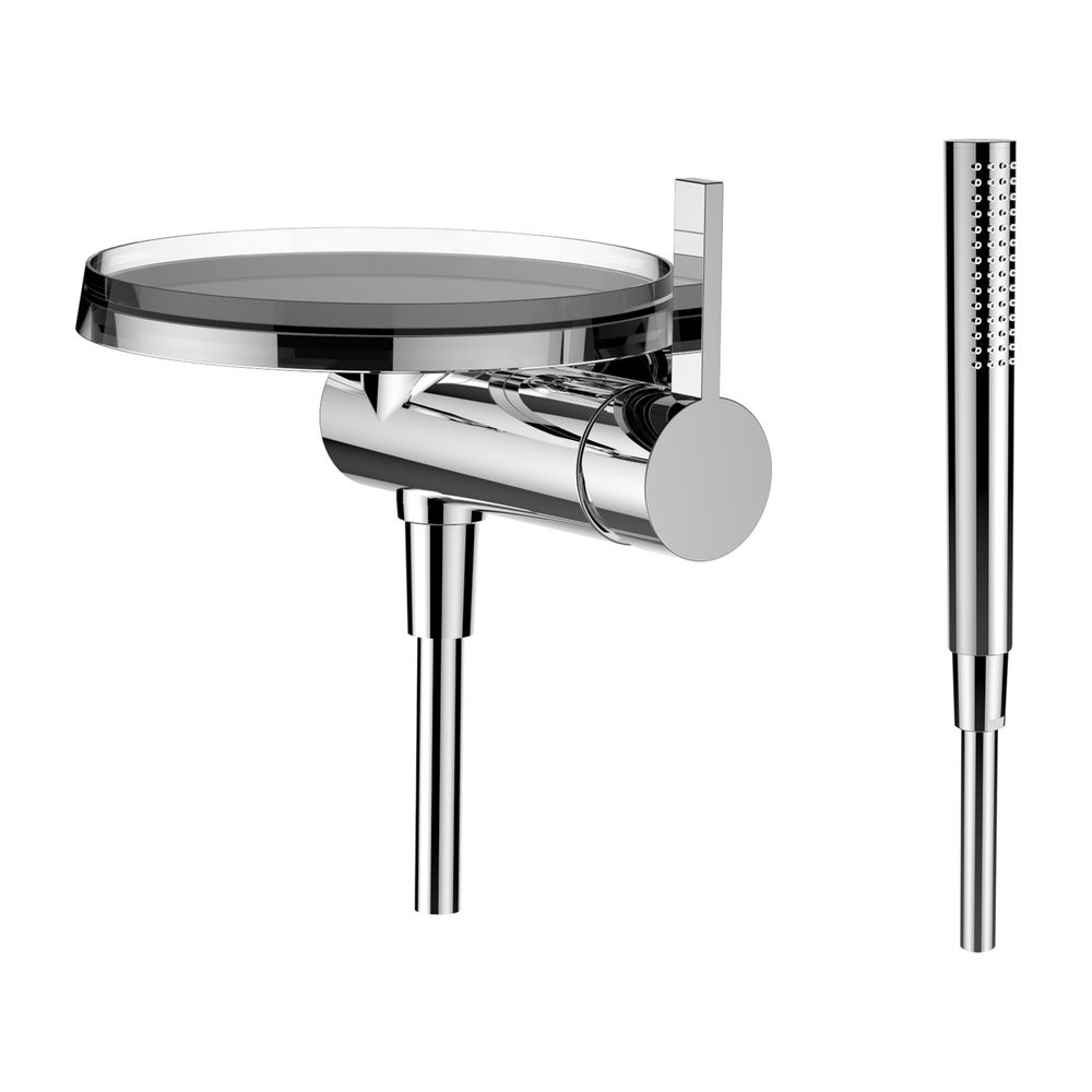 Laufen Einhebel-Brausemischer mit Deko Disc, transparent Kartell für Simibox 1-P... LAUFEN-H3313390041411 7612742493854 (Abb. 1)