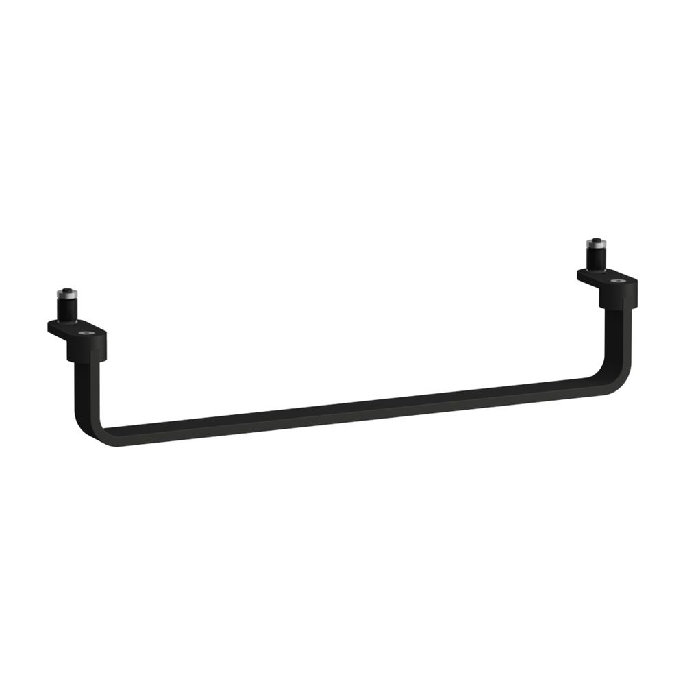 Laufen LANI Handtuchhalter Reling 400mm, Mattschwarz, passend zu Waschtischen LU... LAUFEN-H3811204500001 7612738116750 (Abb. 1)
