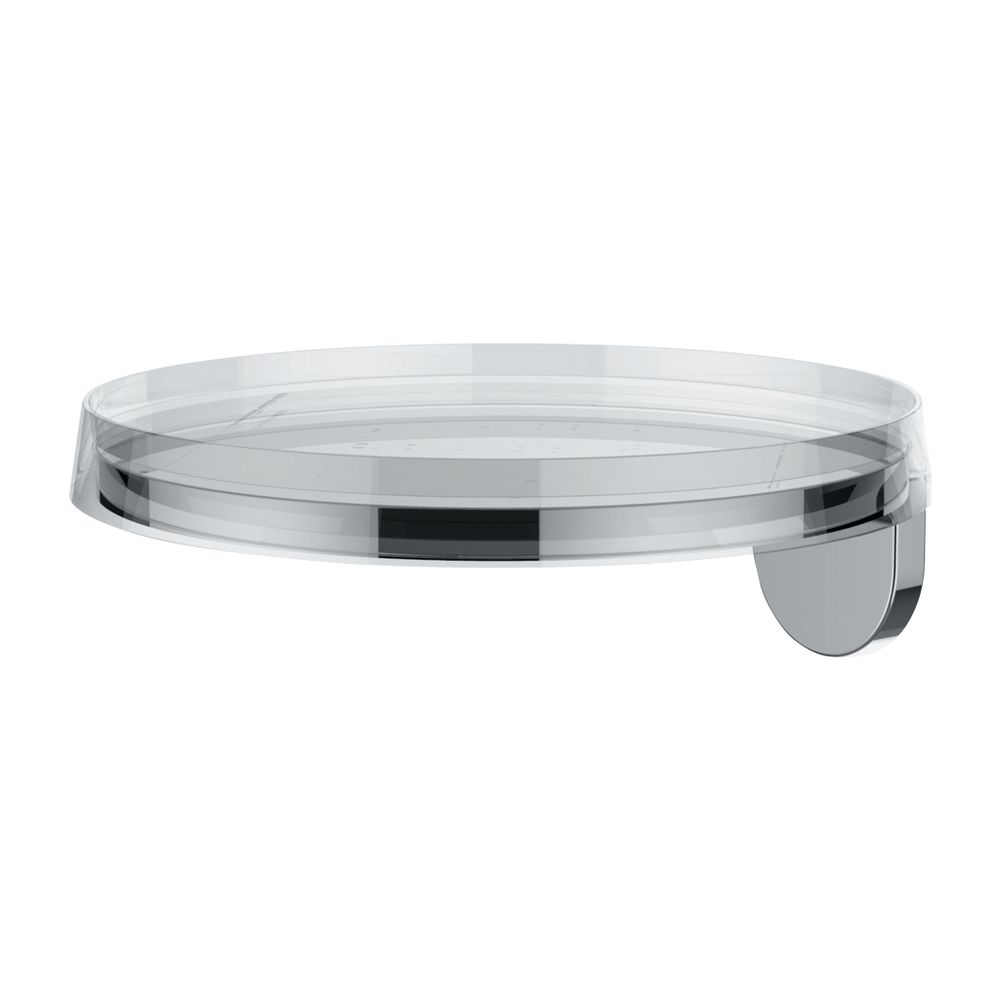 Laufen Wandablage Kartell 185x185mm, disc transparent... LAUFEN-H3853330040001 7612742488461 (Abb. 1)