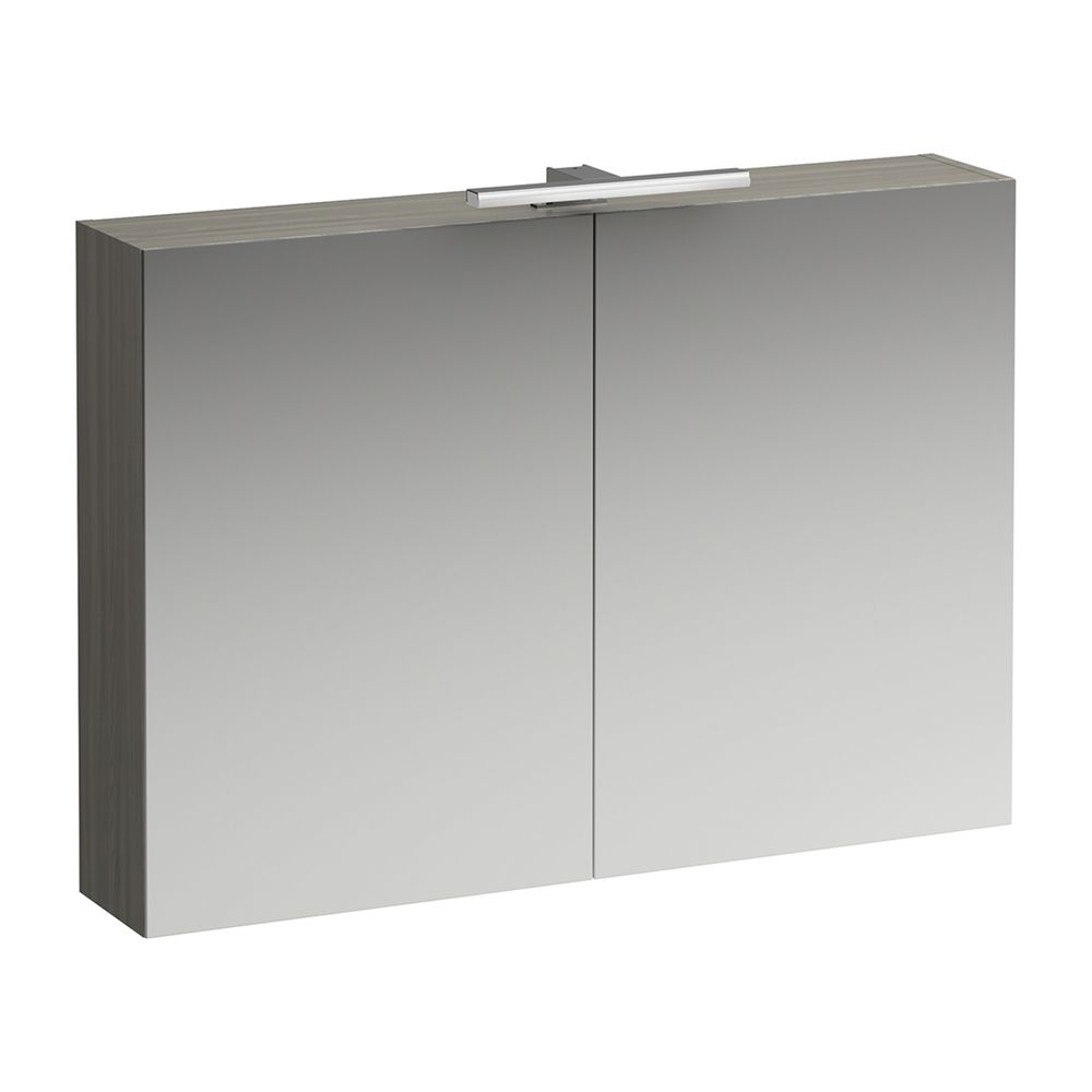 Laufen Spiegelschrank BASE, 185x1000x700mm, Ulme hell, 2 Türen, LED-Beleuchtung ... LAUFEN-H4028521102621 7612738914653 (Abb. 1)