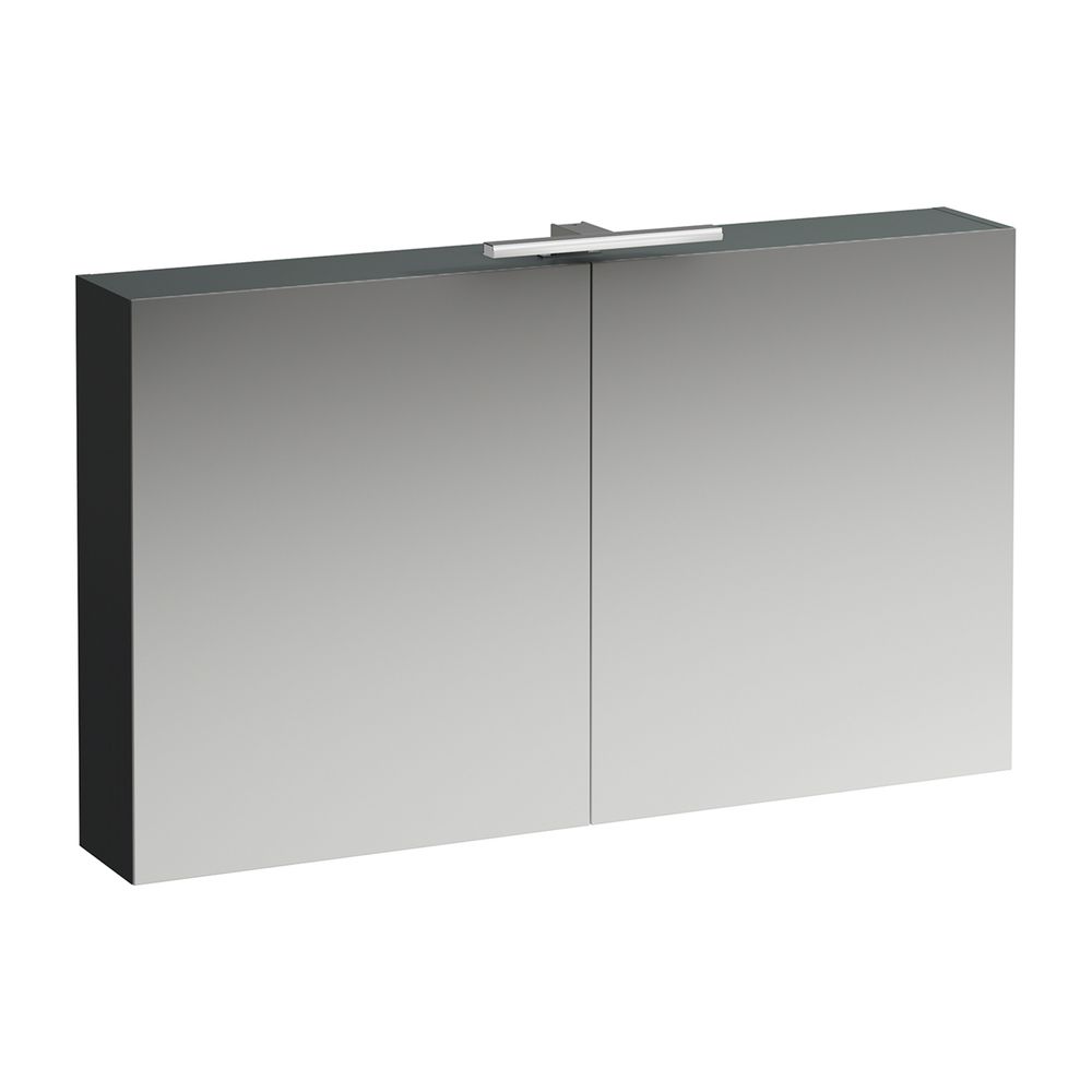 Laufen Spiegelschrank BASE, 185x1200x700mm, Verkehrsgrau, 2 Türen, LED-Beleuchtu... LAUFEN-H4029021102661 7612738973193 (Abb. 1)