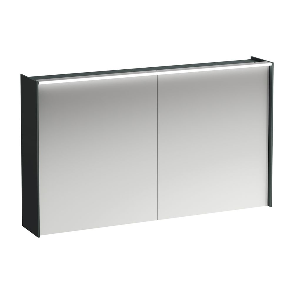 Laufen Spiegelschrank LANI, 715x1220x210mm, Verkehrsgrau, 2 Türen 2 Glasfachböde... LAUFEN-H4038221122661 7612738047849 (Abb. 1)